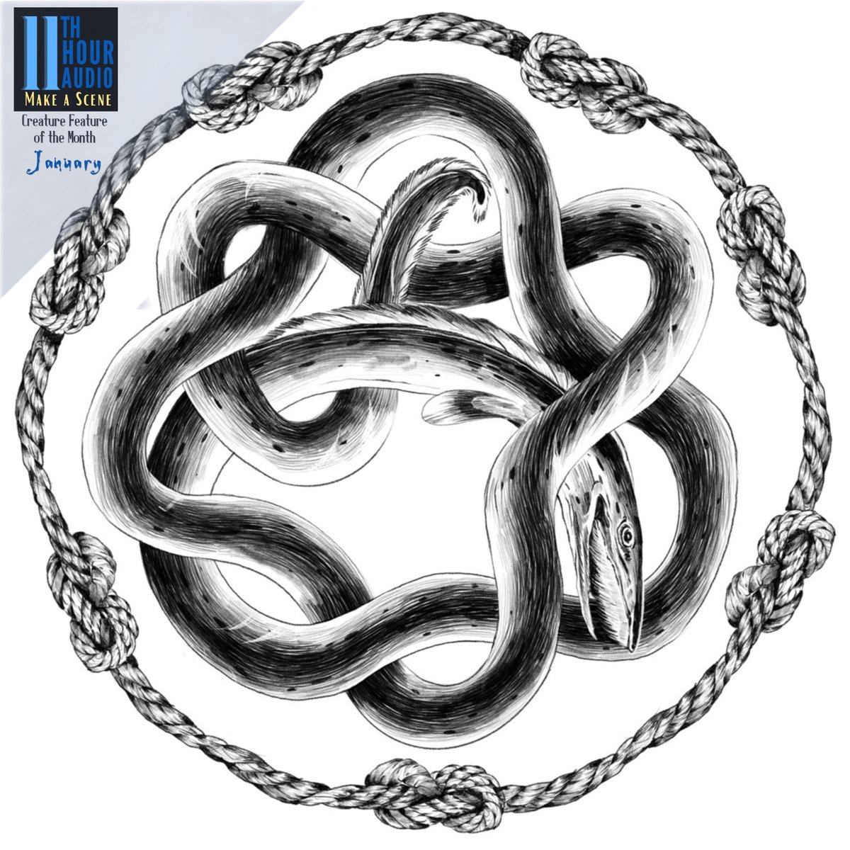 Greetings, Minions, and welcome to 2024. For our Creature Feature this month, we’re headed out to sea with Episode 1 of Eeler's Choice. A salty series created by Lou Sutcliffe and Daisy McNamara. zencastr.com/z/1f3TbS0G