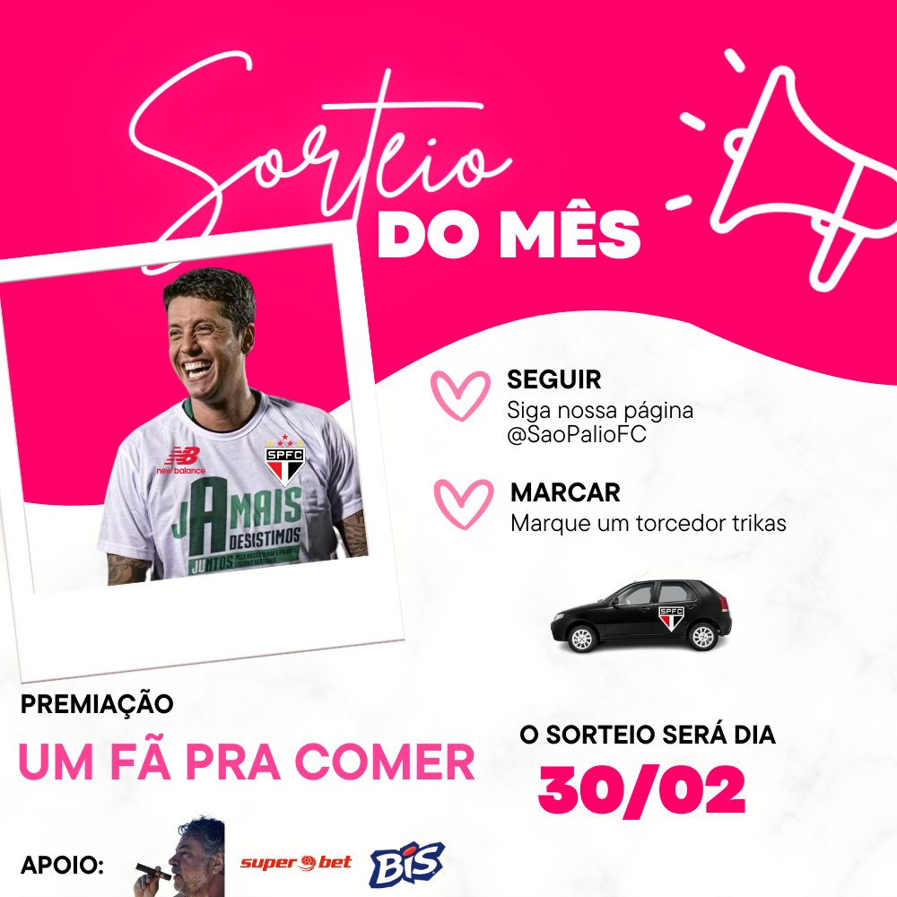 SaoPalioFC's tweet photo. Nós do São Palio temos orgulho em anunciar que, em parceria com o mais novo técnico do São Paulo, estamos sorteando um fã para que o gostosão da área técnica possa comer.
As regras estão na imagem, participe, o próximo sorteado pode ser você
#podemarcar https://t.co/JHhehyV4yF