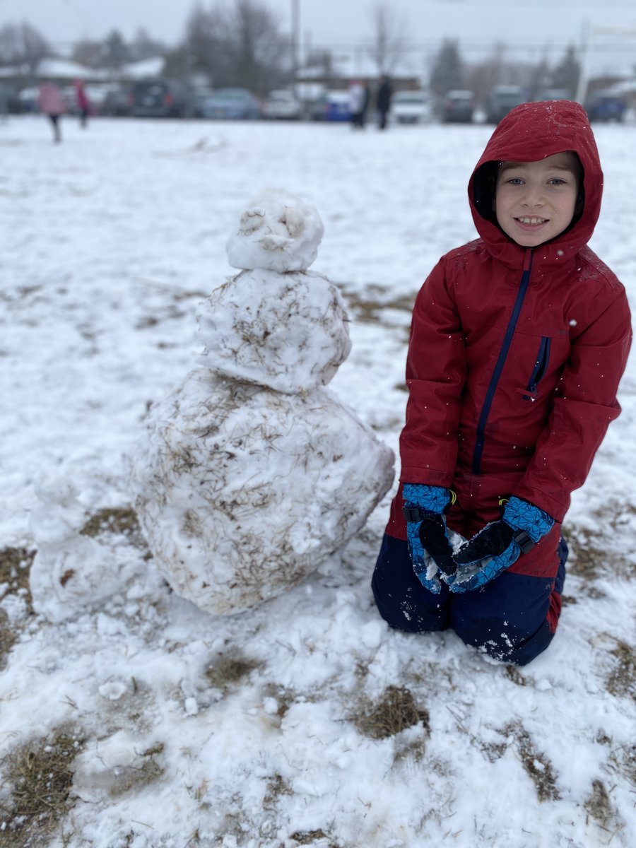 We had snow problem finding opportunities to build today!
⛄️❄️⛄️