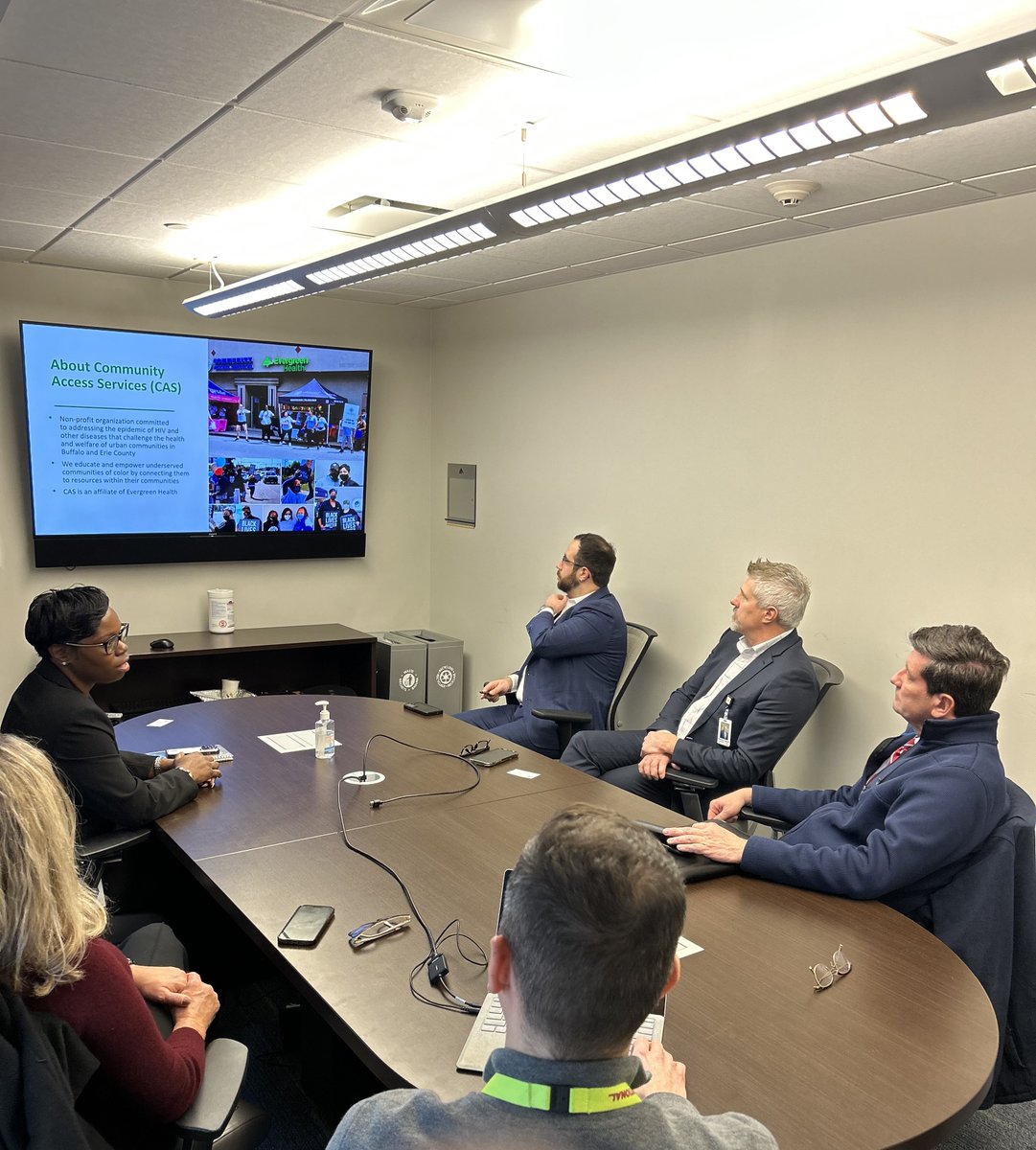 We were proud to welcome Erie County Executive Mark Poloncarz, Deputy County Executive Lisa Chimera and Chief Economic Development Officer Zaque Evans to Evergreen Health yesterday to talk about plans for our new healthcare center at Bailey and Kensington Avenue in Buffalo.