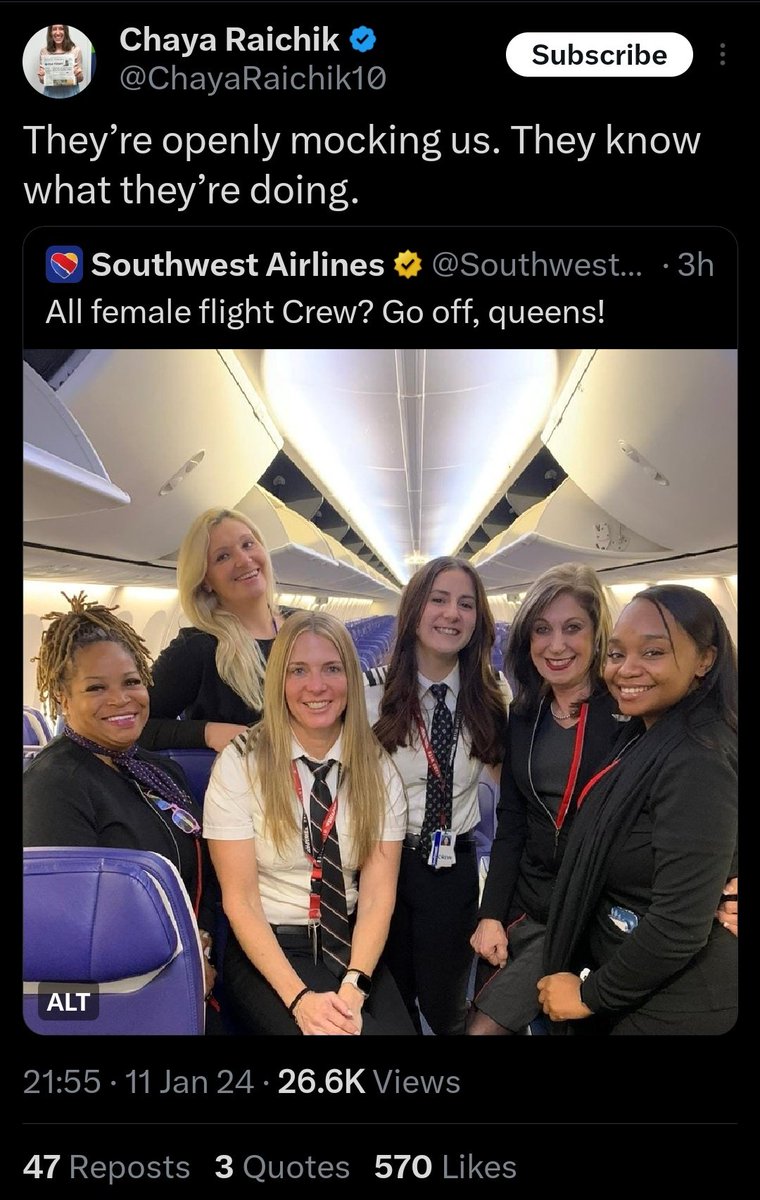 I bet the Southwest Airlines worker that posted this actually had no idea what kind of insane replies it would get