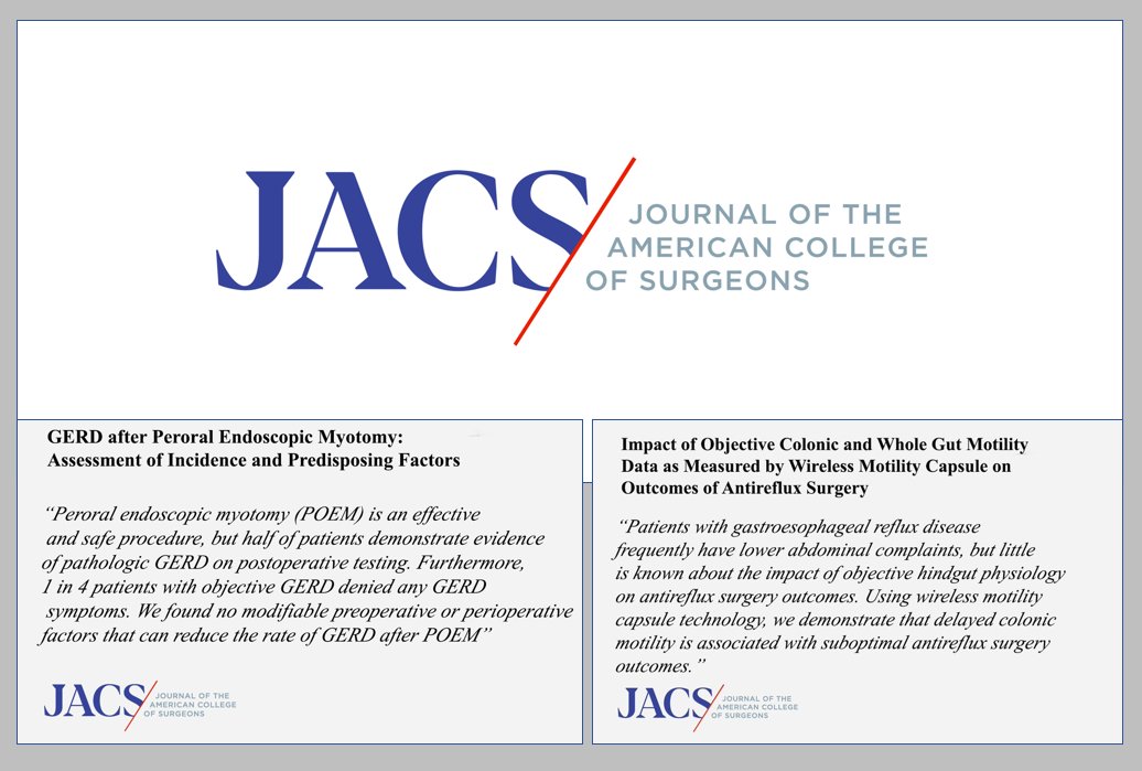 Congratulations to AHN Esophageal Institute research team for having 2 papers among top 10 'Journal of the American College of Surgeons' (JACS) articles of 2023! @acsJACS @AmCollSurgeons @AHNtoday @AHNSurgeryInst journals.lww.com/journalacs/ful… journals.lww.com/journalacs/ful…