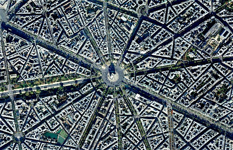 Urban planners have known this for centuries.

Thus when Paris was almost entirely redesigned in the 19th century by Baron Haussmann, he decided that its new avenues should radiate out from the Arc de Triomphe.

It would become the metaphorical and literal heart of the city.