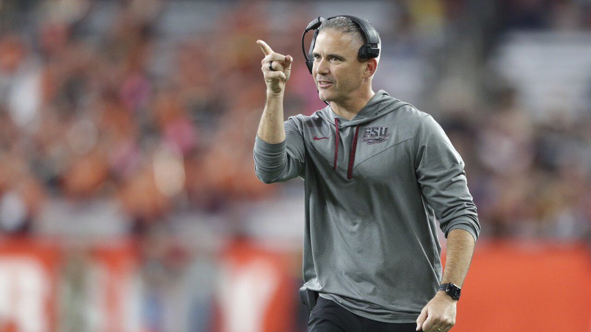 Breaking News: Mike Norvell is holding a team meeting to inform them about where he will be next year according to <a href="/On3sports/">On3</a>