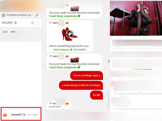 He messaged crawling to lick the bottom of my shoe! This values 500 $ in 2 mins !  The pathetic dog,<a href="/tag/goddess"class="tags"><span>#goddess</span></a><a href="/tag/findom"class="tags"><span>#findom</span></a>