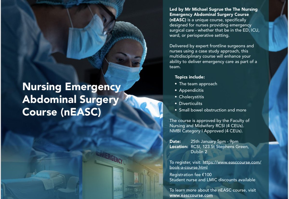 Emergency Abdominal Surgery Course tweet media