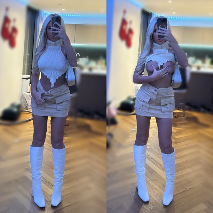 What's hiding under my evening drinks outfit😋🥂 https://t.co/zlU2OQ40C5