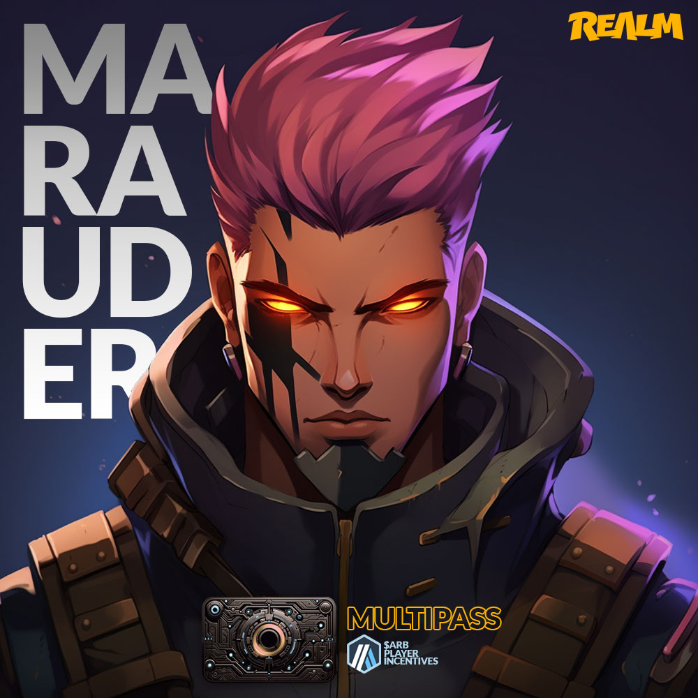 The <a href="/rlmverse/">Realm Studios</a> Multipass Mint is next week

We're giving away 5x Marauder MultiPass WL's  🎁

HOW TO ENTER:
✅ RT + Like
✅ Follow <a href="/rlmverse/">Realm Studios</a> <a href="/KaijuCards/">KAIJU CARDS ⚔️</a> 
✅ Join the Discord - discord.gg/realmverse

WHAT'S INCLUDED
✅ Marauder Mint: Our Newest Collection
✅ Access to 200k in
