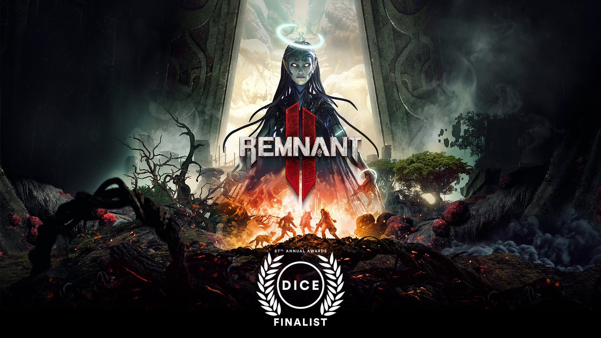 Remnant 2 (@remnant_game) on Twitter photo 🎉 Thrilled to announce that #Remnant2 has been nominated for Action Game of the Year at the #DICEAwards by <a href="/Official_AIAS/">Academy of Interactive Arts & Sciences</a>!
🏆✨ Grateful to be among so many incredible nominees. Huge thanks to our dedicated community and the entire Remnant II team! 🙌🎮 🎉 Thrilled to announce that #Remnant2 has been nominated for Action Game of the Year at the #DICEAwards by <a href="/Official_AIAS/">Academy of Interactive Arts & Sciences</a>!
🏆✨ Grateful to be among so many incredible nominees. Huge thanks to our dedicated community and the entire Remnant II team! 🙌🎮