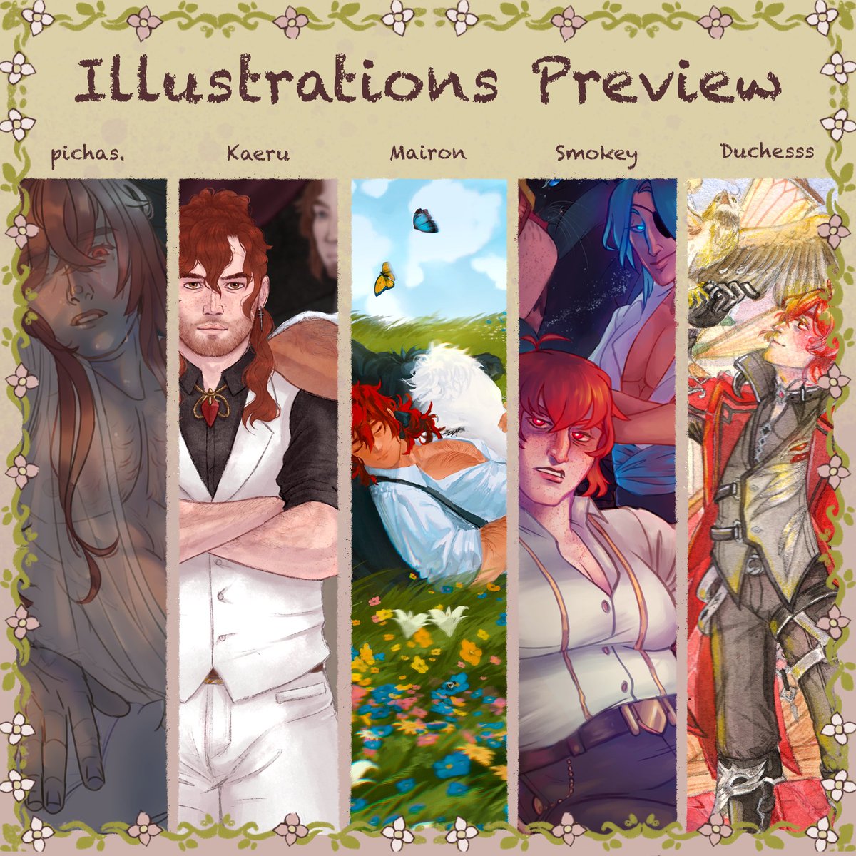BOAR_ZINE's tweet photo. ✨🐗✨ILLUSTRATIONS PREVIEW✨🐗✨

The favorite big strong man of many of us, Diluc, in illustrations of our zine by:
@yes_pichas 
@CamKaeru 
@_mmmairon_ 
@SmokeVolk 
@Duchesss33 

Pre-order the zine here: https://t.co/plOLx78Gc9 https://t.co/0v3szcXh9R
