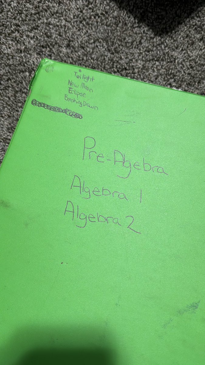 LyssaOsborn's tweet photo. Trying to wrap my head around why I thought the front of my math binder was as the right spot for this note to self… https://t.co/lb6FX6I4BB