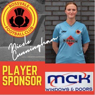 RossvaleFCWomen's tweet photo. Sundays sponsor @TKDBishopbriggs POTM went to Goalkeeper Nicole Cunningham - Congrats 🏆💪🏼

A brave performance only lead to a player sponsorship being secured for the remainder of the season.

Huge thanks to local company MCK WINDOWS &amp; DOORS ⬇️🫶🏻

https://t.co/hJoBVXzlqP

🔴🟡 https://t.co/MpmBCfsk1I