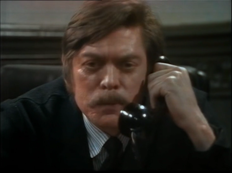 DWUDatabase's tweet photo. Mailor is a new type of villain for the show. From his dismissal of the Doctors offer to his repulsion at Barnham and the leering looks he gives Jo, he is something we have never really had before #DoctorWho #MindofEvil https://t.co/jnB5tLRSuU