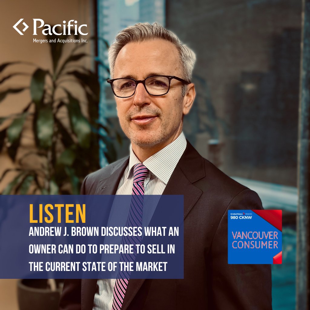Click the link below to listen to Senior M&amp;A Advisor Andrew J. Brown, CBI, discussing what an owner can do to prepare to sell in the current state of the market — on @vanconsumer

open.spotify.com/episode/0w2fiK…

Andrew makes an entrance at the 5min 40sec mark.

#businessbroker