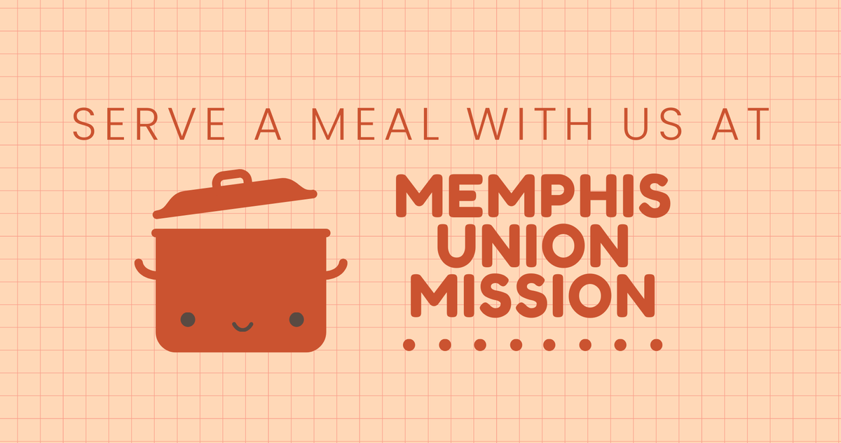 Memphis Union Mission serves meals and provides other services for those in our community that are in need. Fellowship Memphis has the opportunity several times a year to serve a meal and share the good news of Christ.

Join us January 25.
Details: fellowshipmemphis.org/events/memphis…