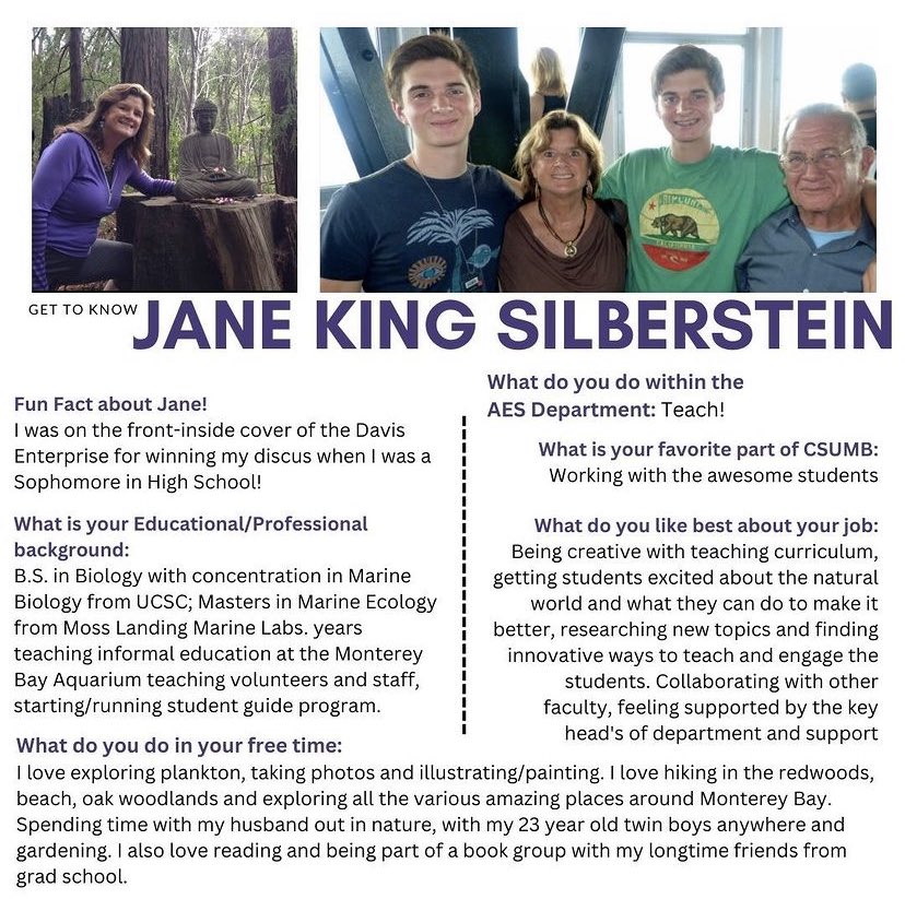csumb_aes's tweet photo. Meet one of the staff/faculty of the AES Department! #csumbaes #csumbscience #csumb https://t.co/s7IUcBBas0