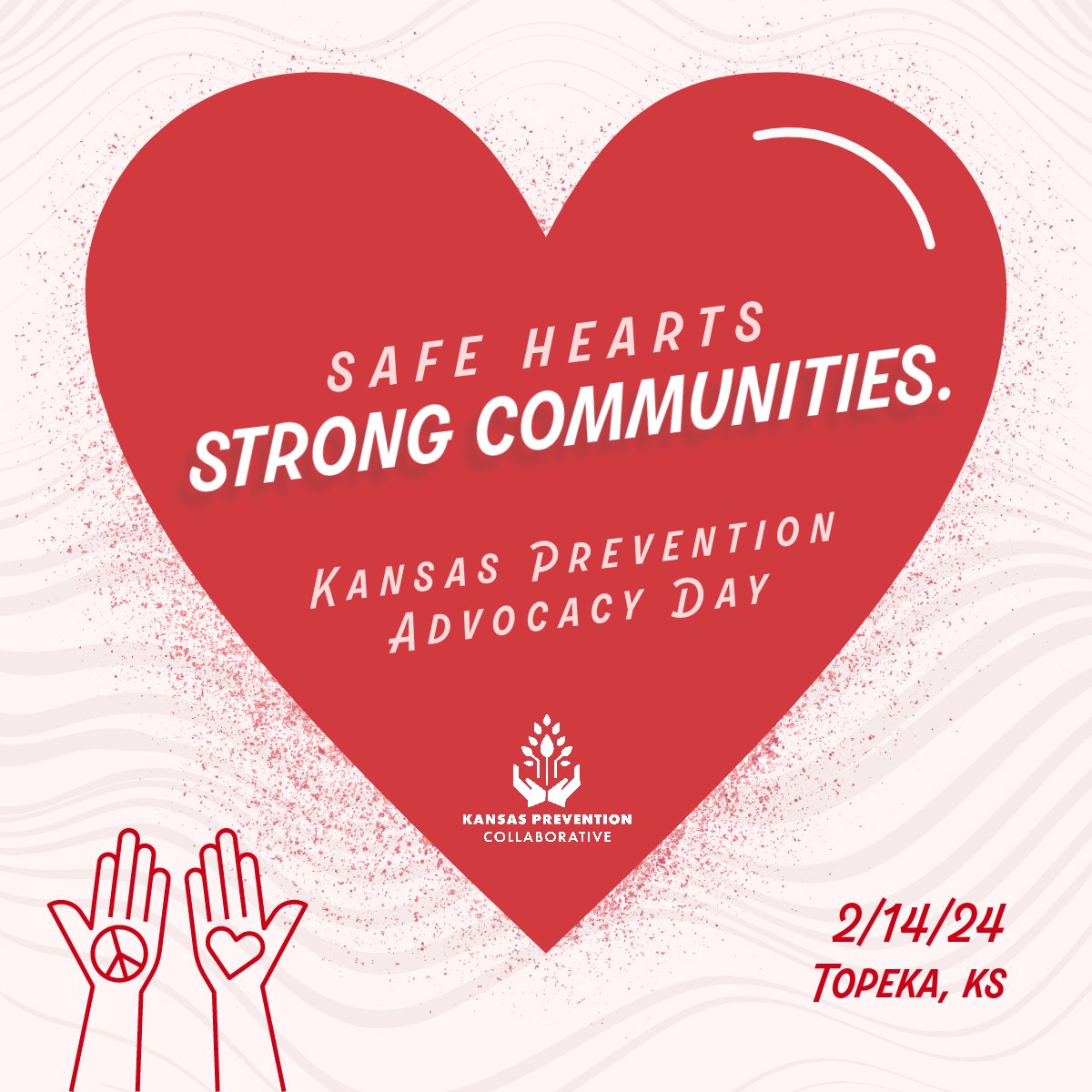 Kansas Prevention Advocacy Day will be on February 14th this year! 💌
✨ Our guests include Topeka Mayor Mike Padilla, Rep. Brandon Woodard, and Trish Backman with KSDE.
✨ We're excited to share a day of advocacy &amp; themed treats with you! Register today: forms.office.com/r/xnrm0ifYdv