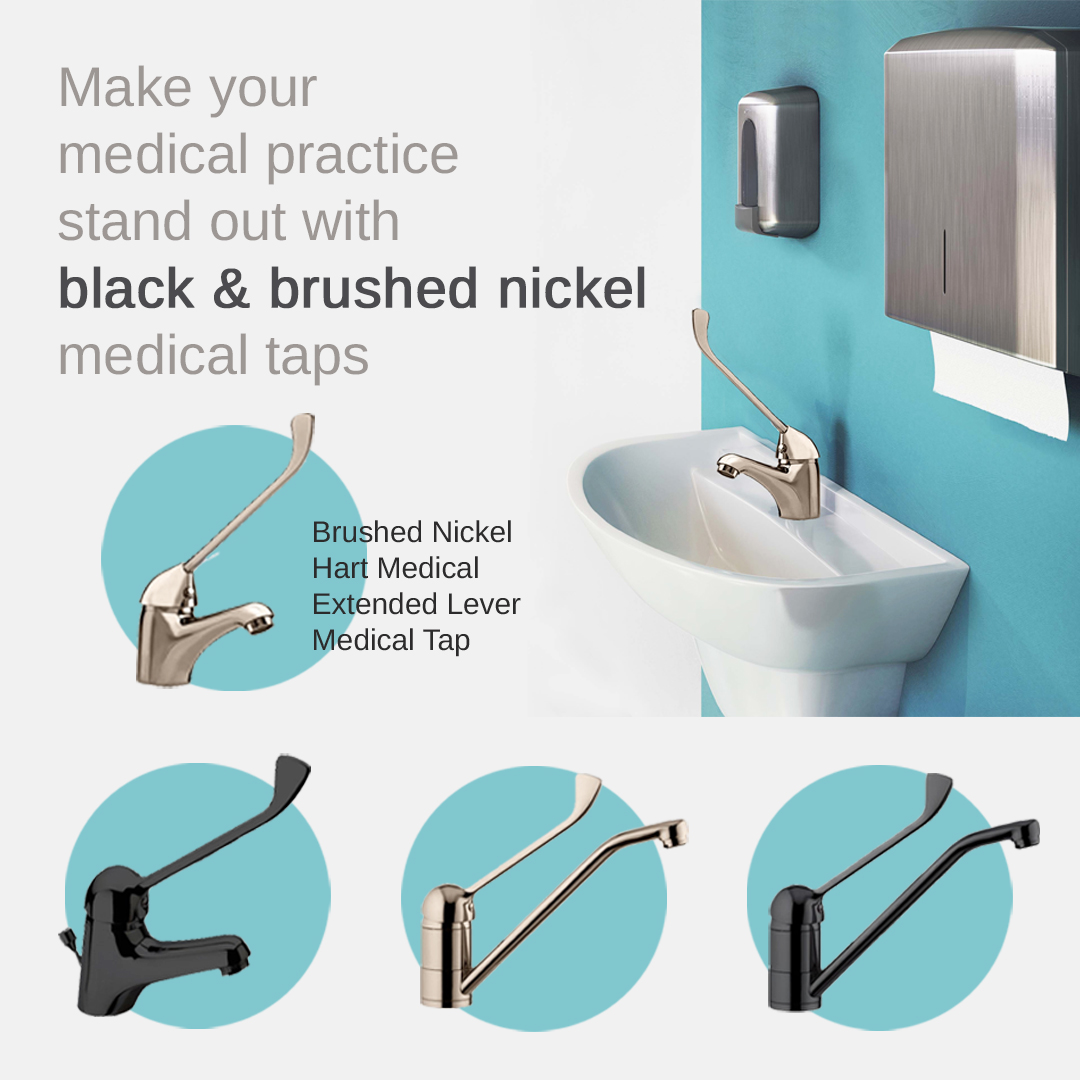 NotJustTaps's tweet photo. Your medical practice doesn't have to look dull!
Our taps for GPs, dentists etc come in black and brushed nickel to help you stand out from the crowd.
https://t.co/2Khaz7D7sS https://t.co/RpjkpoYr0y