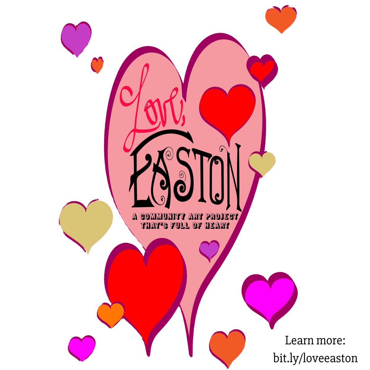 Find out how you can get involved with the new #LoveEaston community art project by making paper hearts to be hung in windows throughout our city this February. bit.ly/loveeaston