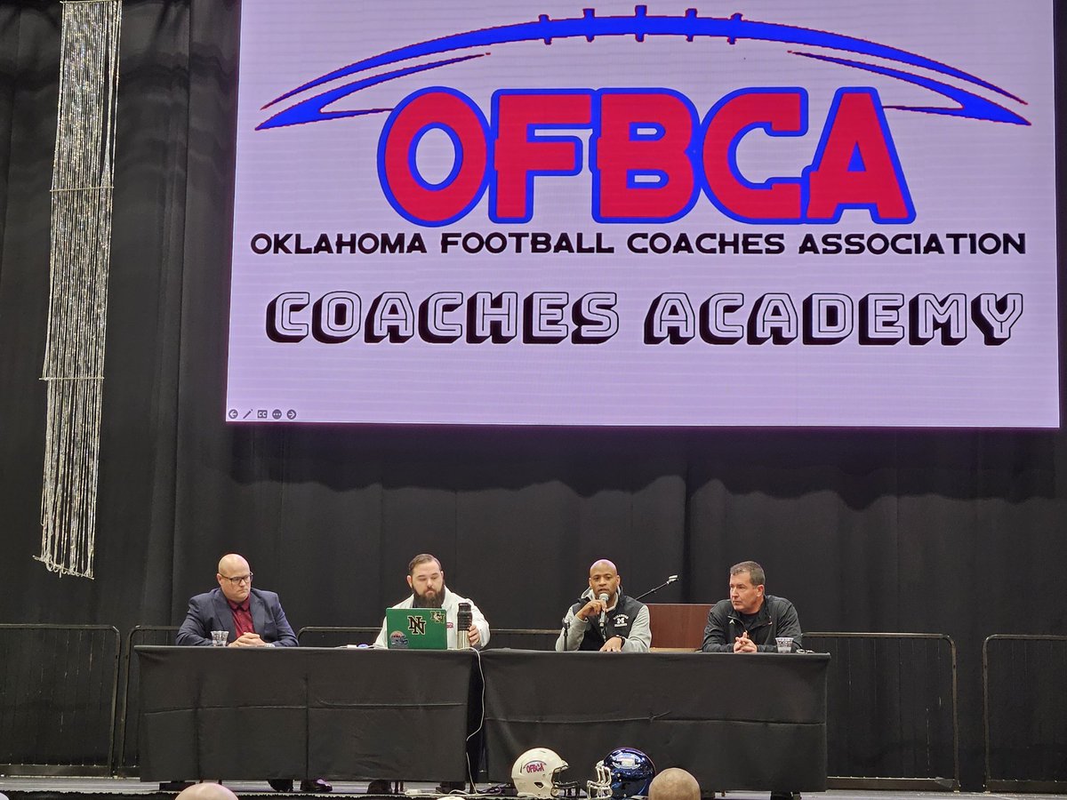 OFBCA's tweet photo. AD Panel at the OFBCA 35 under 35 Coaches Academy. #OFBCA #35⬇️35 https://t.co/qsCK503to0