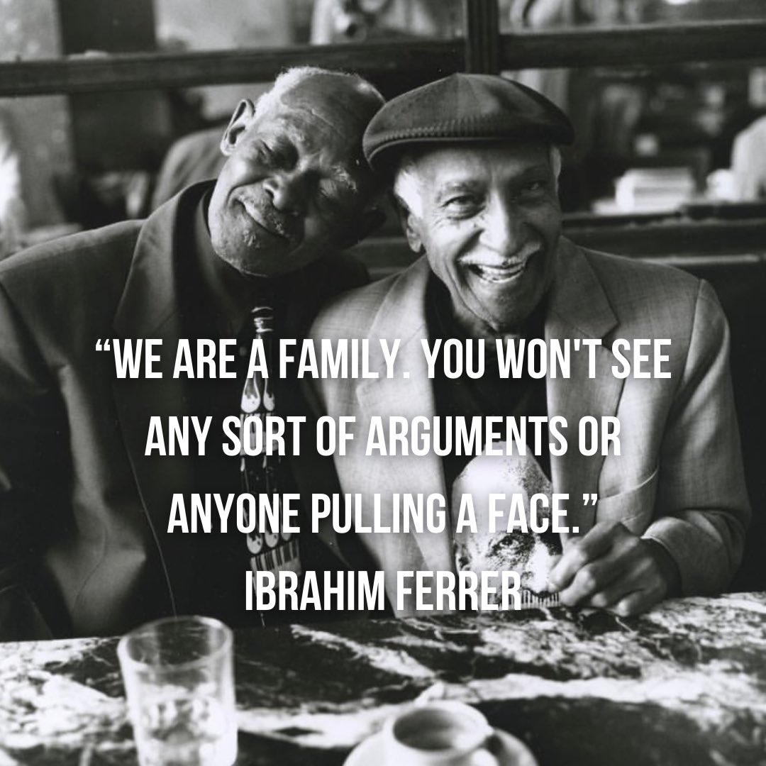“Nosotras somos una familia“ 🧡

#ibrahimferrer #buenavistasocialclub #rubengonzalez #familia