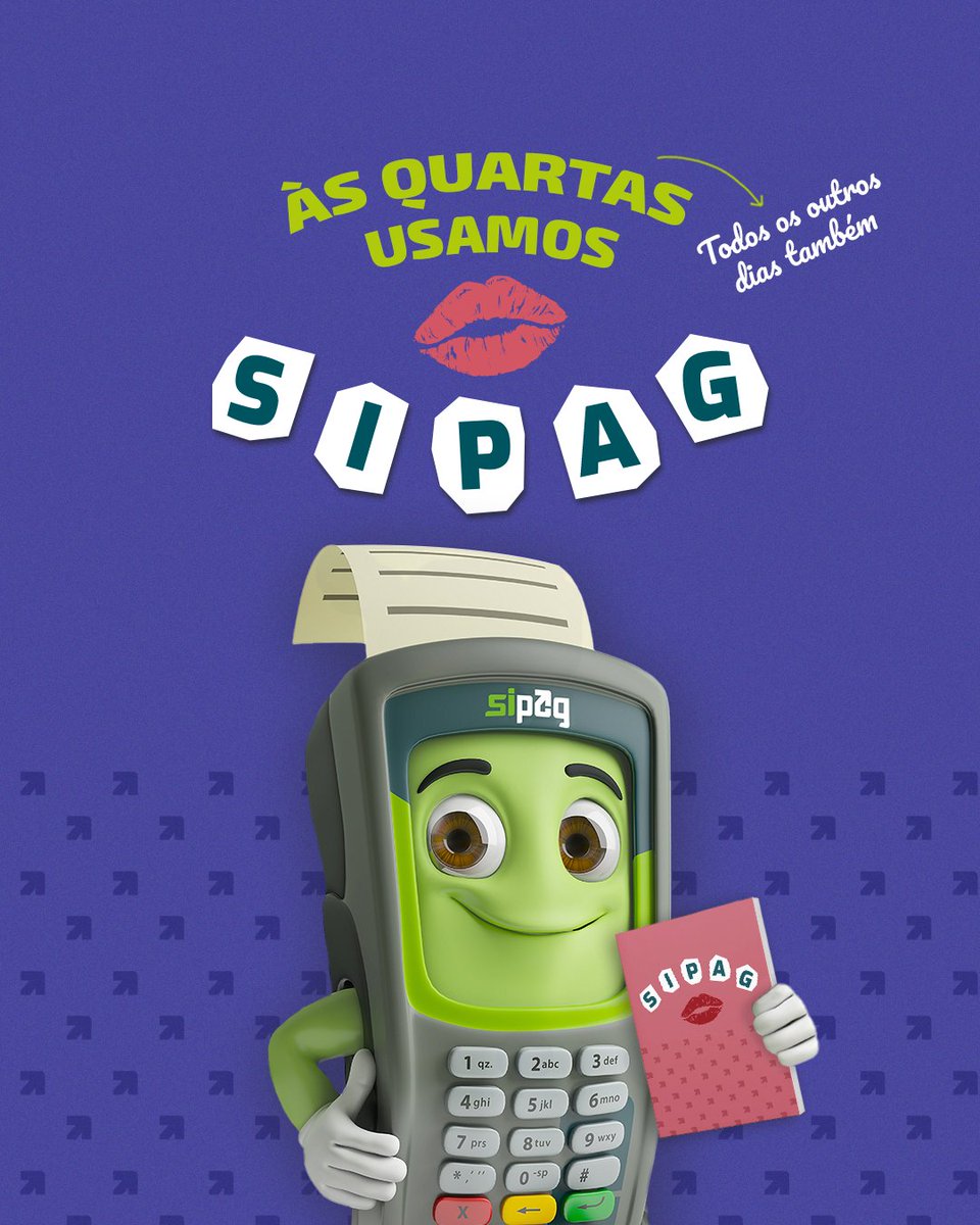 sipagbrasil's tweet photo. Maquininhas boas vendem em qualquer negócio, e claro que esse é o caso das nossas maquininhas. 💚
Sipaguito, o mascotinho bonzinho, tá passando por aqui para dizer que, com a #Sipag, os empreendedores alavancam as vendas todos os dias, não só às quartas.
#MeninasMalvadas #filme https://t.co/8yI9GDOSJx