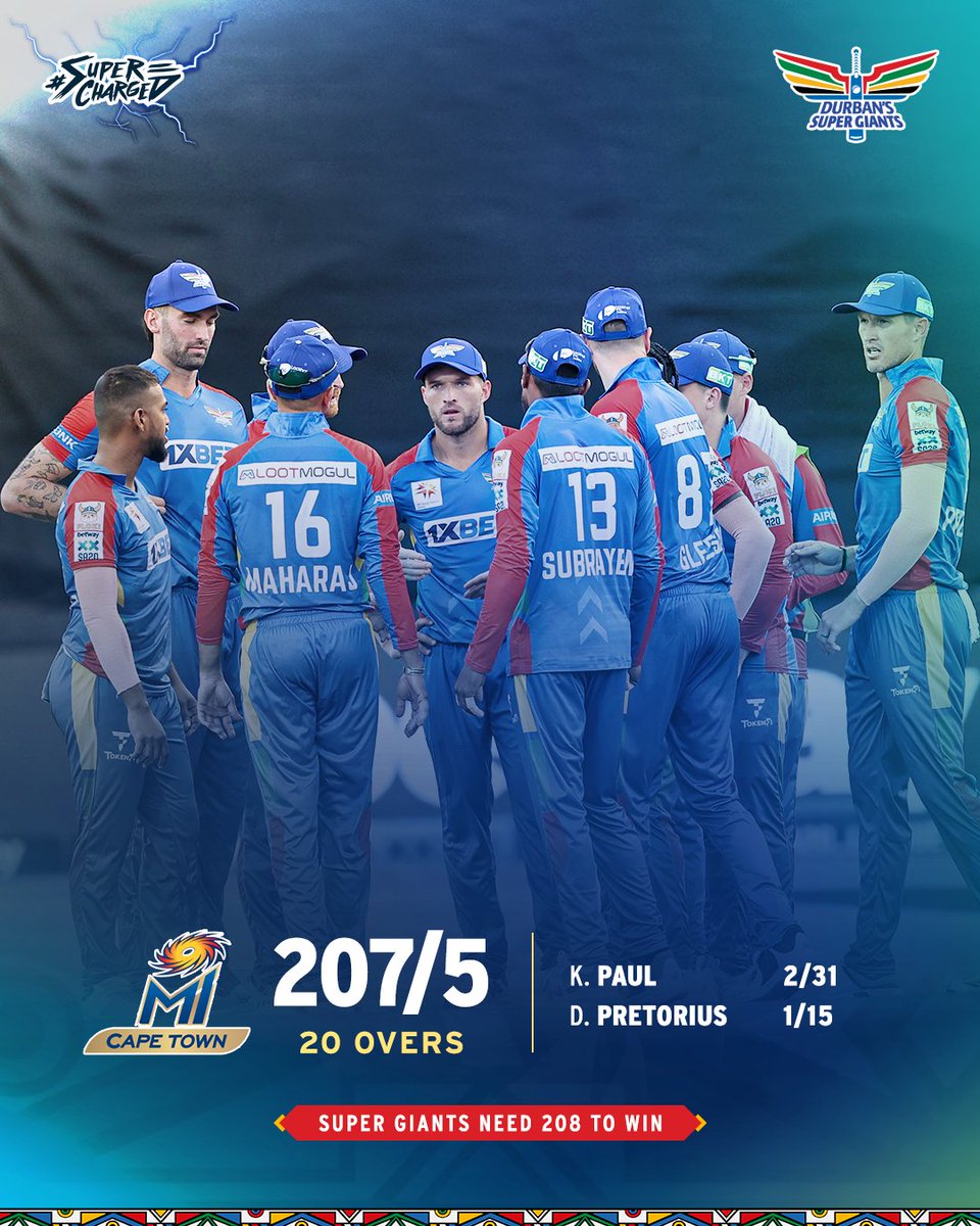 DurbansSG's tweet photo. 208 to get with Kingsmead right behind us. Let's go! 👊 https://t.co/8JRk57pOqA