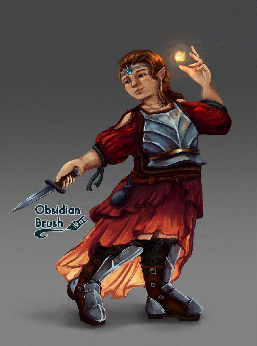 DeltaChipCookie's tweet photo. My Dark Urge character, Achillea!
As the watermark suggests, I'll be moving to @ObsidianBrush sometime in the future. 
I'll post the next few pieces on both accounts to make sure anyone who wants to sees it, but if you like my work, be sure to follow me there!
#BG3 #durge https://t.co/yYYIRD3G59