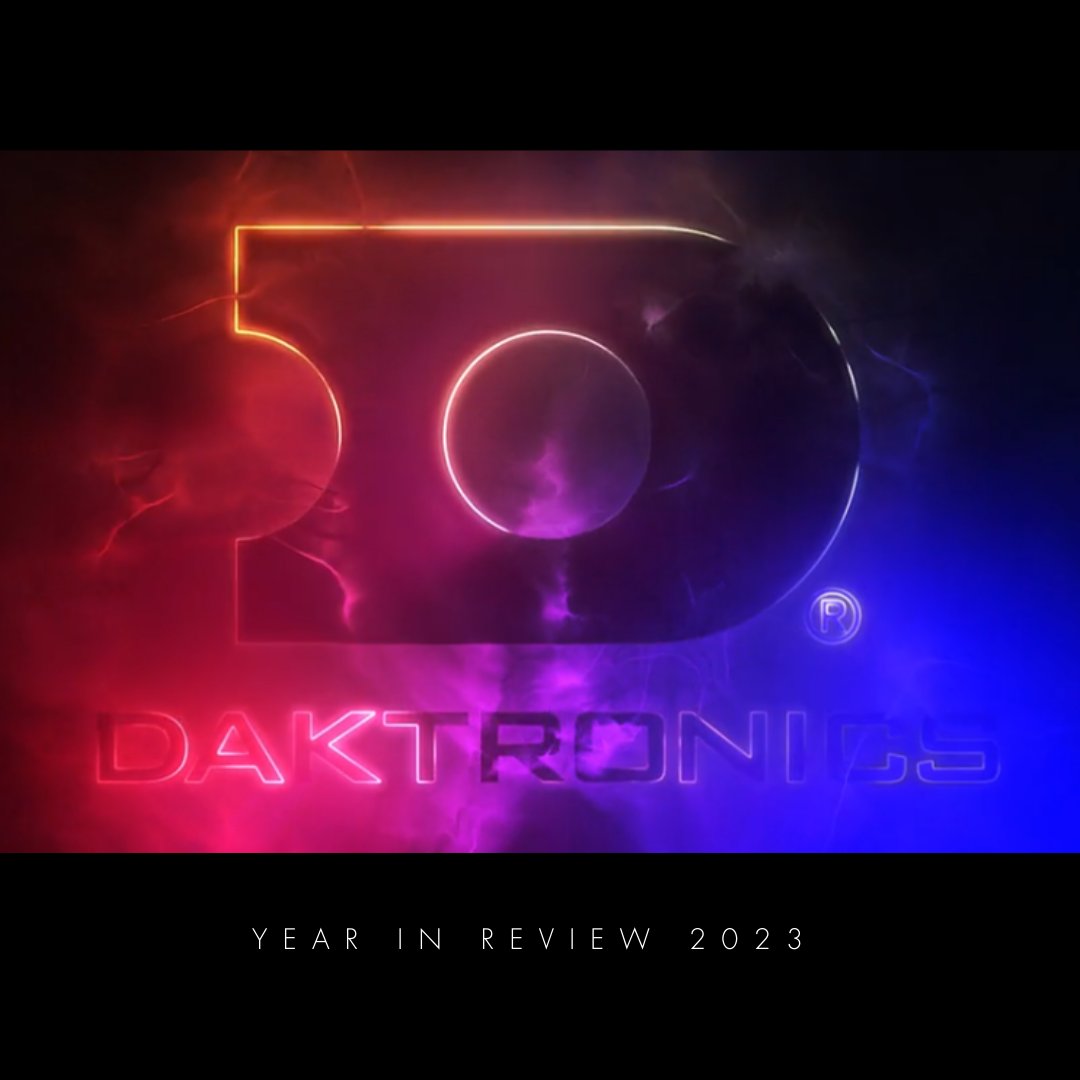 Daktronics's tweet photo. We've had a busy and exciting 2023! Take a look at a summary of projects our teams have worked on over the past year in this Year In Review from live event venues to indoor AV to outdoor spectaculars and more! 
https://t.co/UIHMzxEsq5 #DakPro #DakCollege #DigitalSignage https://t.co/tVNmONk2Ow