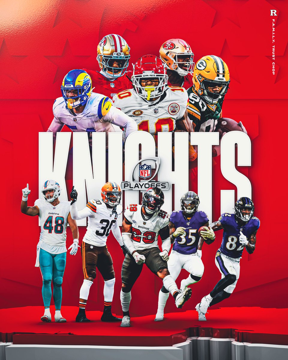 RFootball's tweet photo. Playoff Knights activated 🪓 https://t.co/tNGX6zvsJa