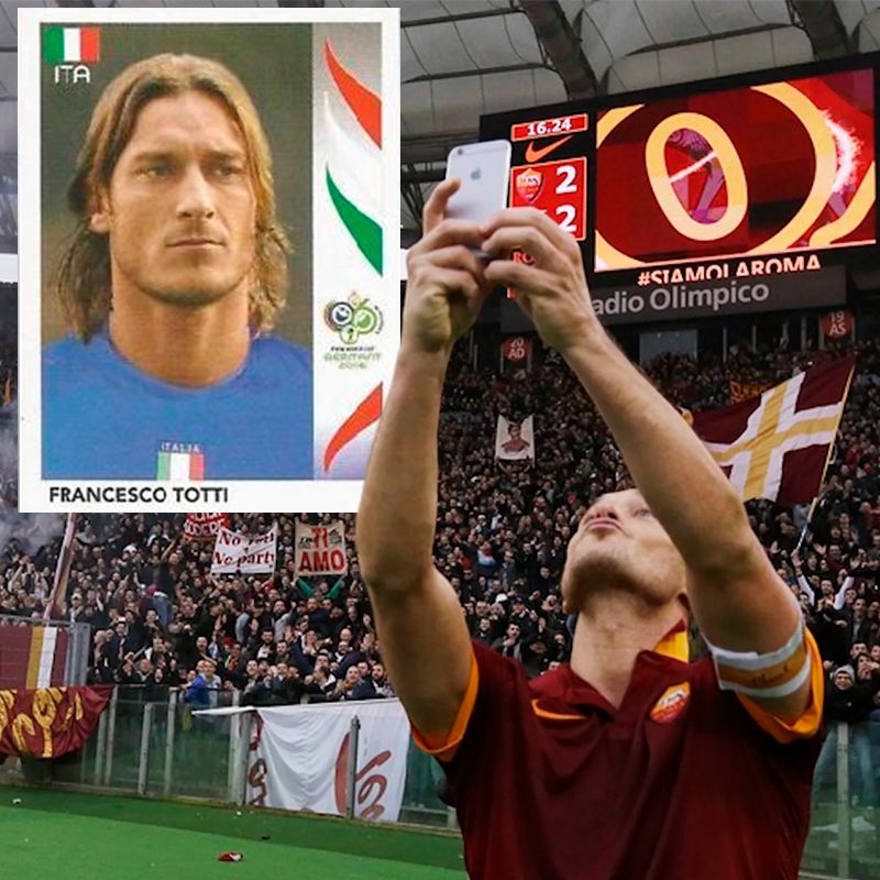paniniWCUSA's tweet photo. ๐ Six years since the most iconic celebration. The selfie by Francesco Totti! What a legend, Capitano! ๐ธโจ #TottiSelfie #IconicCelebration #LegendInTheGame https://t.co/XfkRkLPu0A