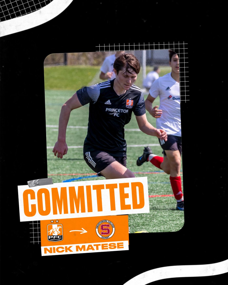 PFC_Princeton's tweet photo. Congratulations to Princeton FC Barcelona player Nick Matese on his commitment to Swathmore University. Well done, Nick! We are proud of you! #Princetonfc #PFCFamily #PFC #swathmoreuniversity https://t.co/1fQKvlhiWI