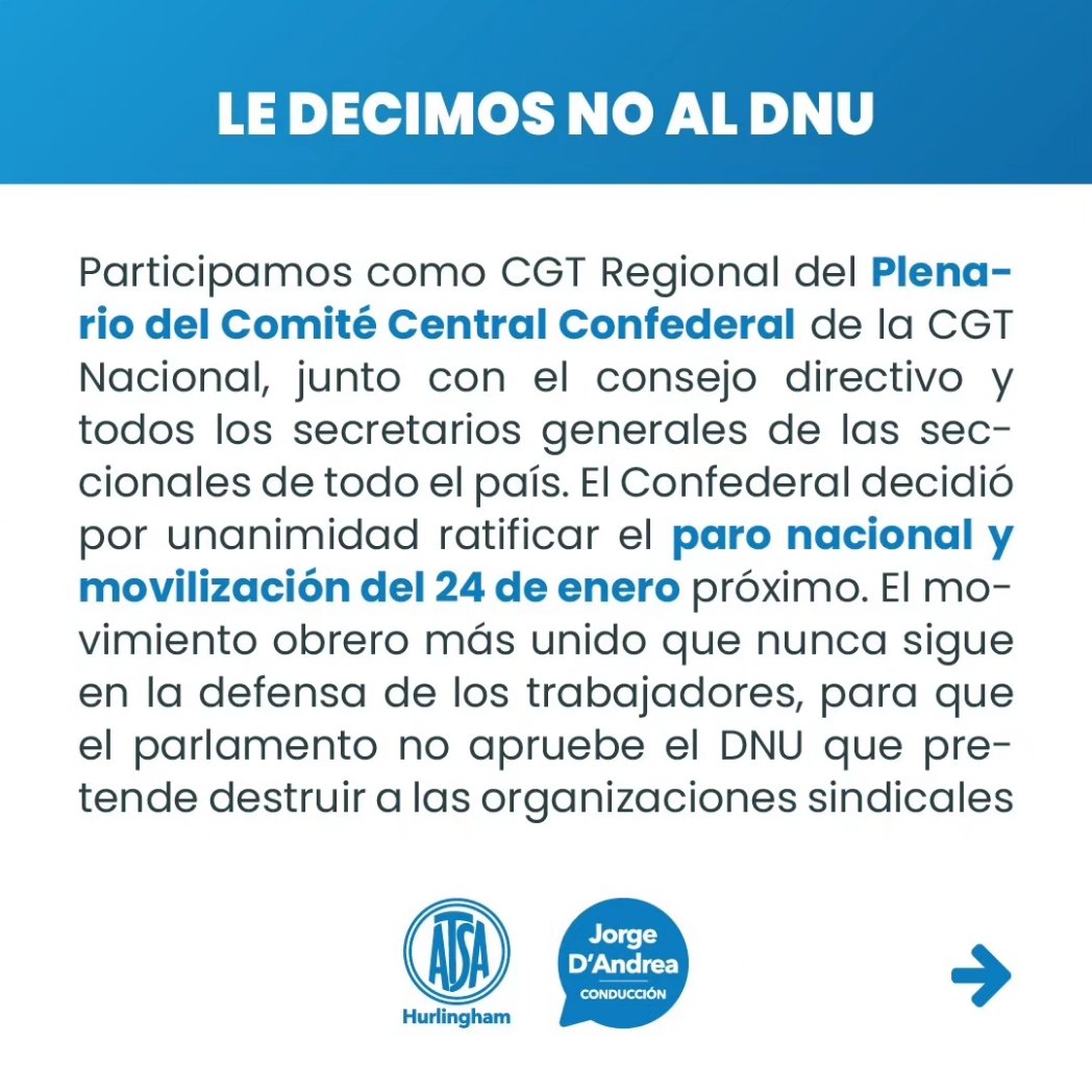 dandreajorge's tweet photo. ‼️ Le decimos NO al DNU ‼️ https://t.co/rczRidOnu1