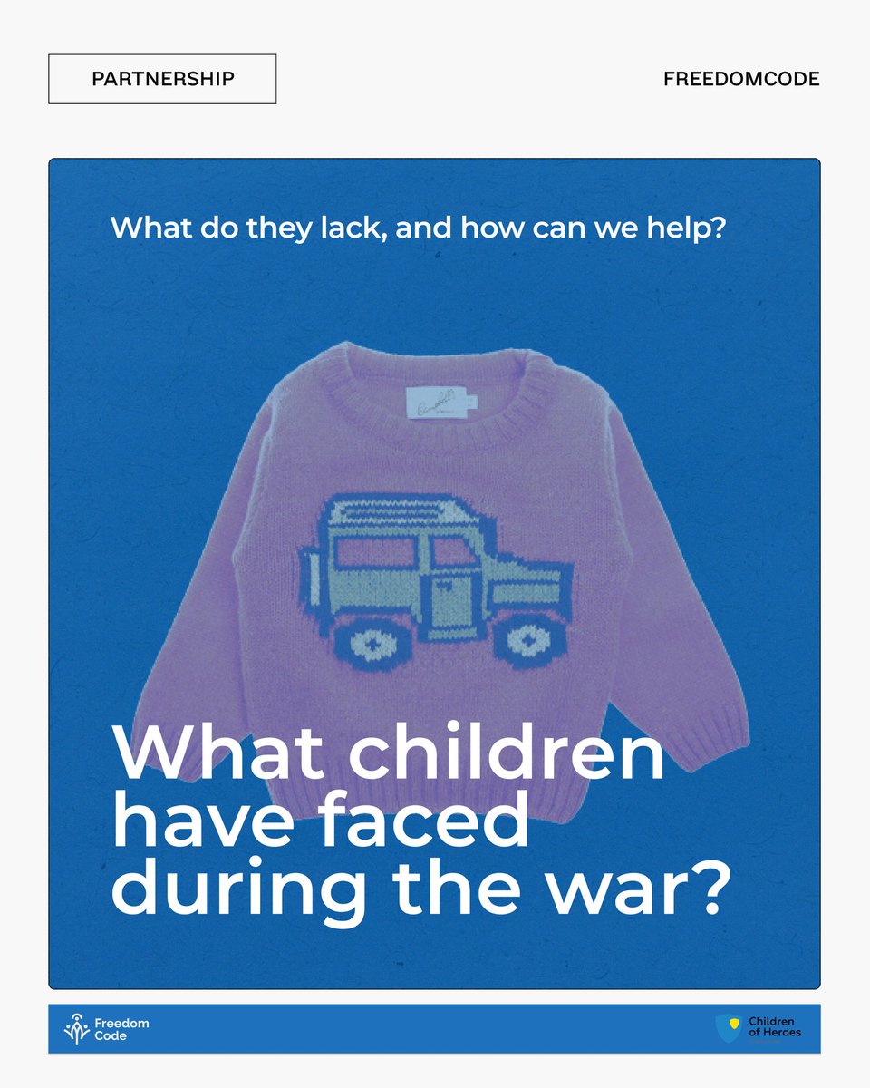 Children in war zones face unimaginable challenges — disrupted education, shattered homes, and limited access to basic needs. Many lack essential items like toys and safe spaces to play.

App.freedomcode.org

#children #Ukraine #Russoukrainianwar #Russianinvasion