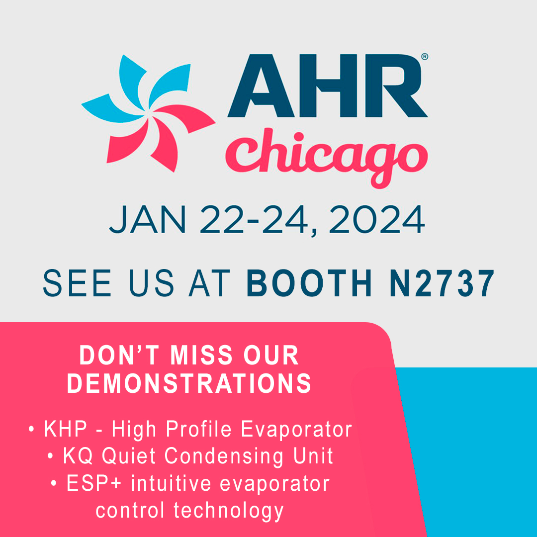 KeepriteRefrig's tweet photo. Join us at the 2024 @ahrexpo in Chicago January 22-24! Stop by our booth N2737 to get a demonstration of the New Improved KHP - High Profile Evaporator, the KQ Quiet Condensing Unit, and our ESP+ technology!
https://t.co/R6eP01rHx1
https://t.co/QTpzR0ZClL
#keeprite #AHRExpo https://t.co/ssnXSh1dlN