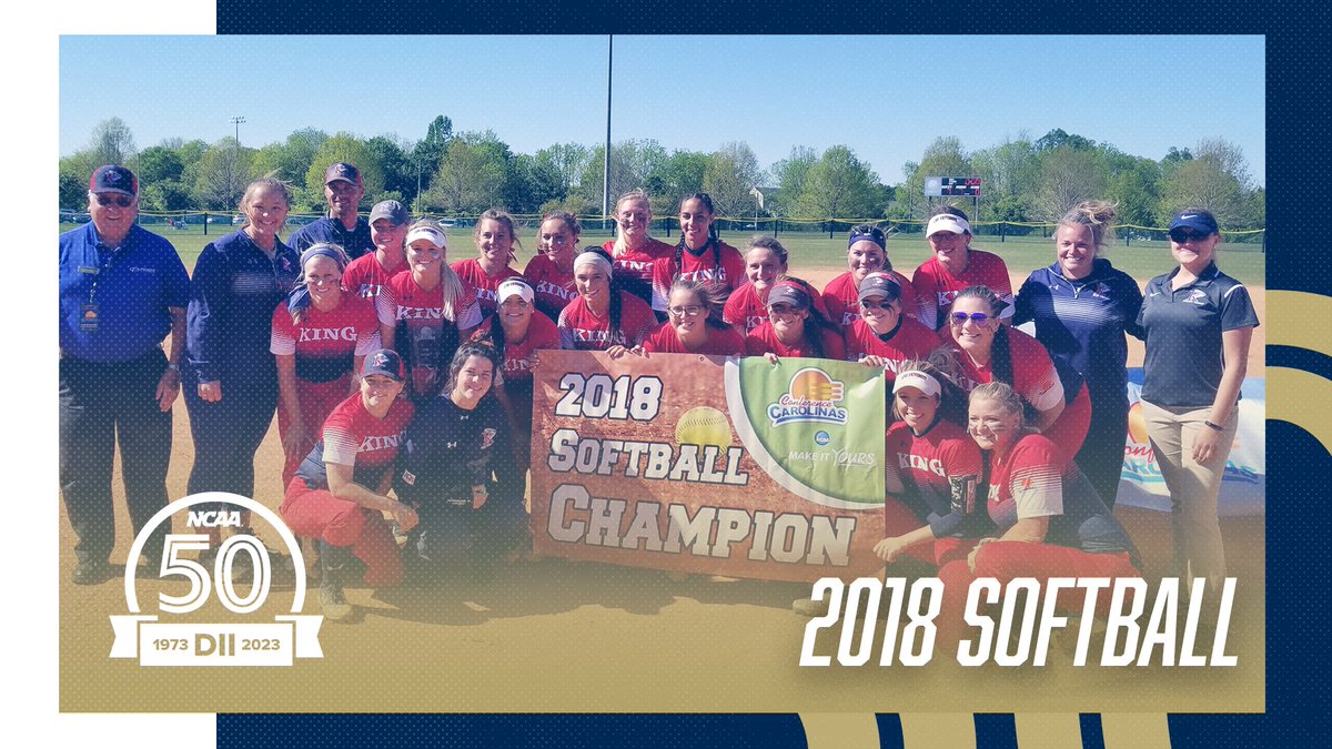 KingAthletics's tweet photo. @kingu_softball has qualified for the @ncaadii SE Regional 4 times, with the first coming in 2012. They became the first Tornado team to win a game in an NCAA Regional in 2018. King has been to the regional each of the last two years, 2022 and 2023. #KingPride #DII50 #MakeItYours https://t.co/qEBHM1ljcR