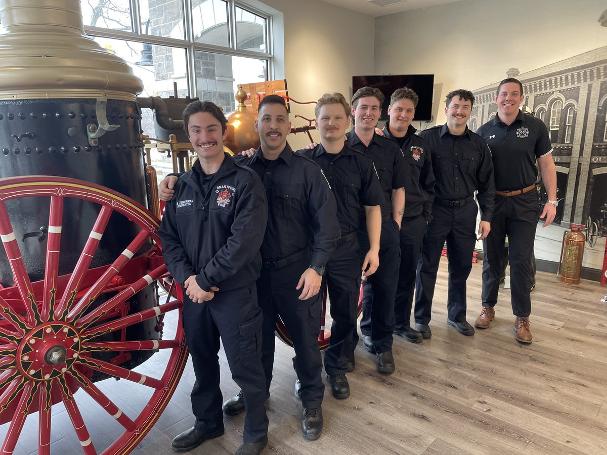 BrantfordPFFA's tweet photo. Exciting morning meeting with our six new recruits at Local 460! Welcomed them to the OPFFA and IAFF family, sharing the values of #unionstrong. Together, we're building a stronger, more united firefighting community! π₯π #NewRecruits #FirefighterLife https://t.co/X2h1QBLg72