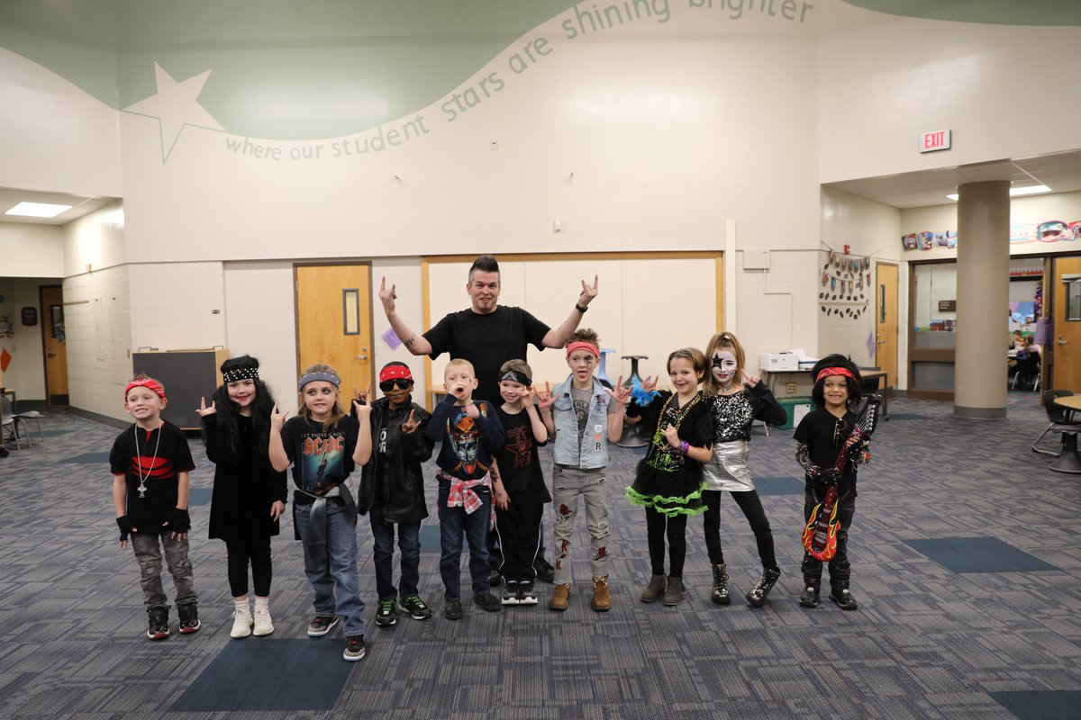 Guess what? "We're Halfway There"!!! Yep, today, 1/11/24 is the 90th day of school😮So Bittersweet Elem. students "rocked out" to <a href="/jonbonjovi/">Jon Bon Jovi</a> famous song with the help of <a href="/jsapenmusic/">Jason Sapen</a> of Blammo 🤘👨‍🎤🎸😅