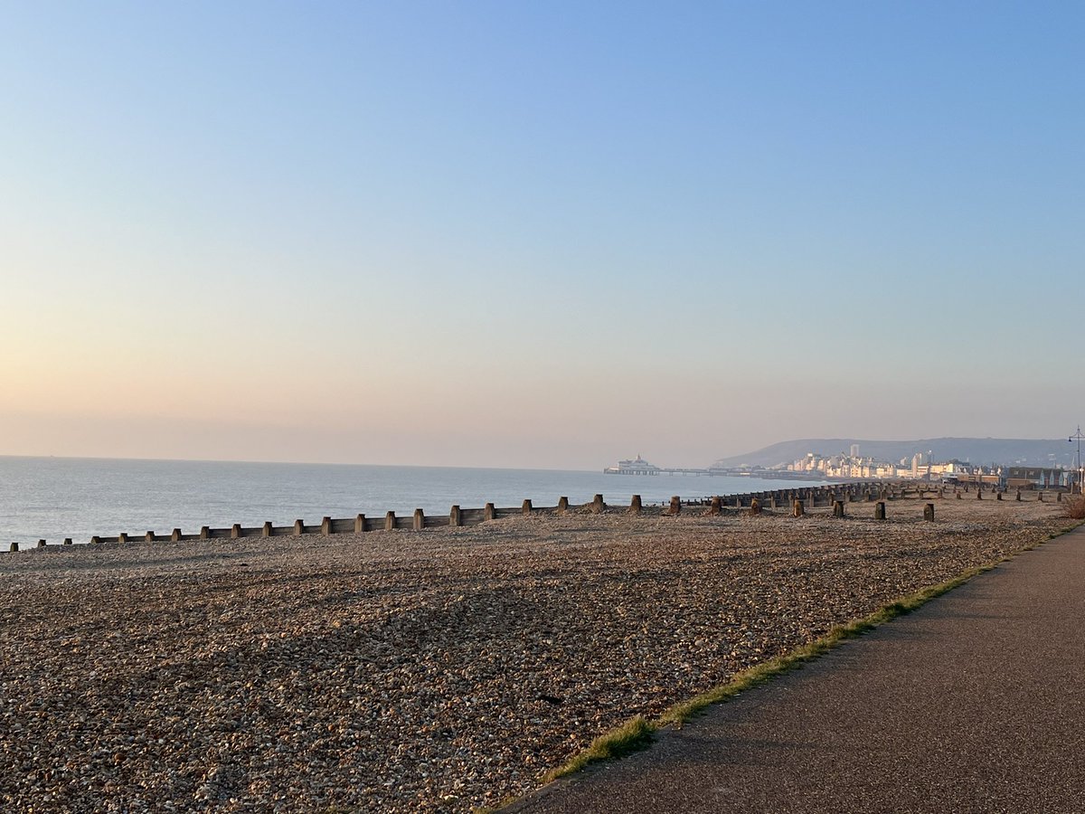 Beautiful morning in Eastbourne for the first day of my clinical academic internship <a href="/uniofbrighton/">University of Brighton</a>. Looking forward to learning about the academic programmes and processes, sharing clinical experience and bringing back knowledge and skills to <a href="/qvh/">Queen Victoria Hospital NHS Foundation Trust</a>