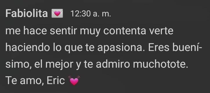 Que bonito amor.