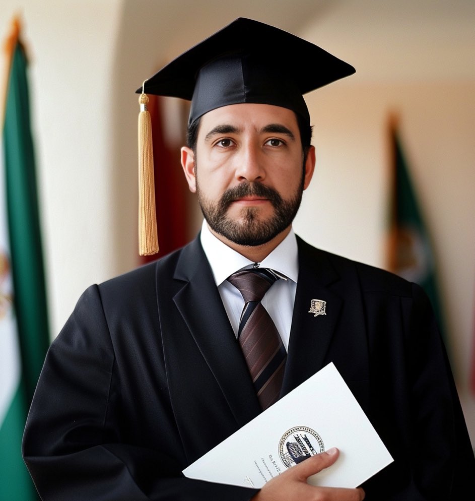 OSWALDORIOSM's tweet photo. ¡Felicidades a Ulises Lara por su título como licenciado en Derecho en el Centro Universitario Cúspide, generación 9 de enero 2024-10 de enero de 2024! https://t.co/KvrgcwLhf7