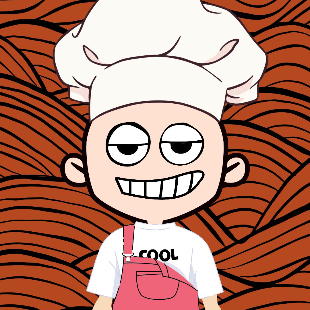 1NFT_RANGERS's tweet photo. Meet the coolest chef ever.
Check out our new NFT collection.
https://t.co/SwlSEtzdNf
#BitcoinETF
#NFTs #nftcollector #NFTCommmunity
#RangaCollection https://t.co/MuGkfriNPo