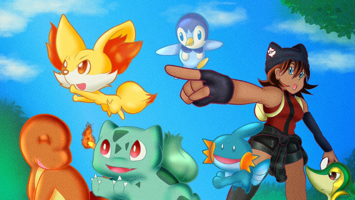 Rosesartdeadly's tweet photo. Choose your starter!

#art #digitalart #pokeart #pokémon #fennekin #bulbasaur #snivy #charmander #piplup #mudkip #clipstudiopaint #artist #artistoninsta #pokemonart #pokemontrainer #fyp #PokeFit #pokemon #ArtistOnX https://t.co/eWXKLDBoL3