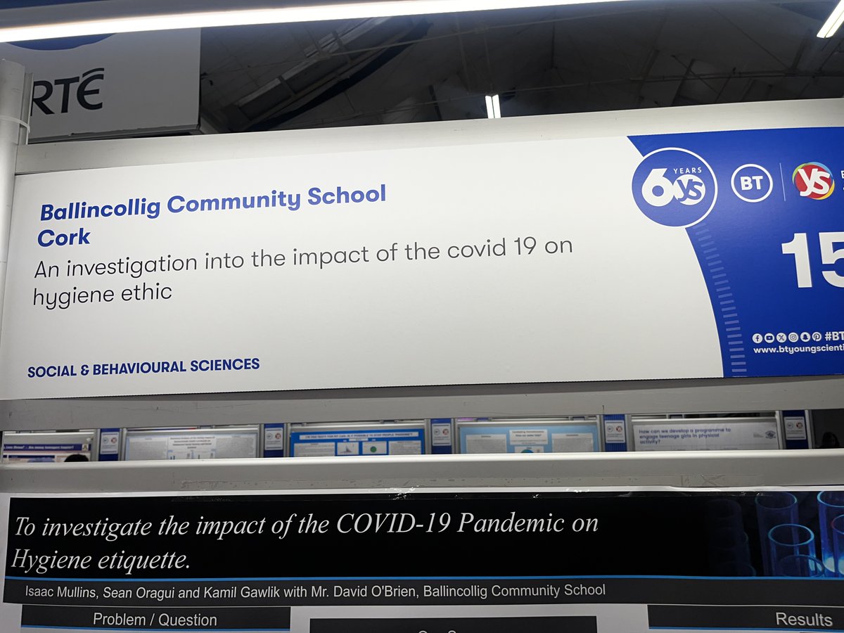 balcsie's tweet photo. The best of luck to our students involved in @BTYSTE in the RDS this week. #Science #innovation #D016 https://t.co/4RwAi6XIgU