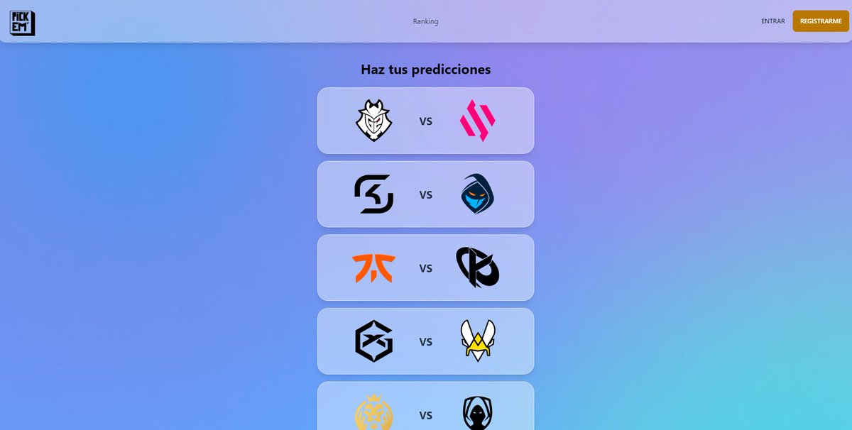 IntoDigitalDev's tweet image. Our Pick'Em app is back again! 💫

Our product allows teams, tournament organisers and communities run result prediction games, where fans can compete in a ranking and share their results on social media

pickem.elrugido.com