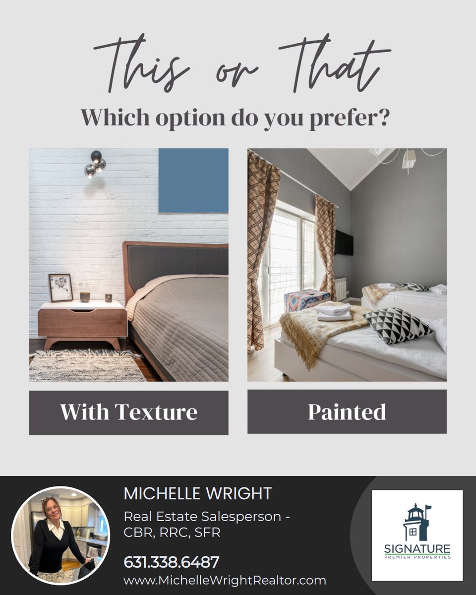 Textured walls that ooze character and depth, or sleek painted walls that offer a canvas for endless creativity? What suits your style and adds that special touch to your space? 

Share your thoughts on this design dilemma! 

#thisorthat #homedesign #texturedwalls