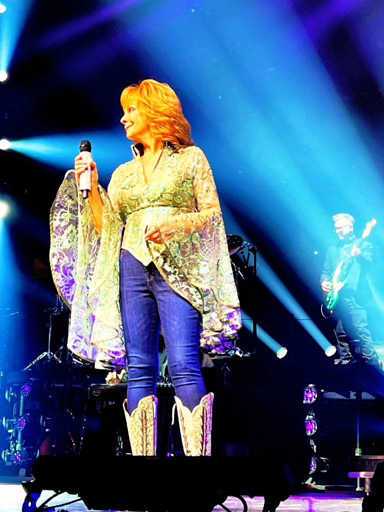 Fancyreba1's tweet photo. She’s not listed here, but the @reba #RebaInConcert tour was absolutely unforgettable too! If you missed it, you truly missed out. 68 years young, selling out arenas and moving all over the stage. She was phenomenal. Had to give her a shoutout ❤️⭐️ https://t.co/GTILuX55Ha