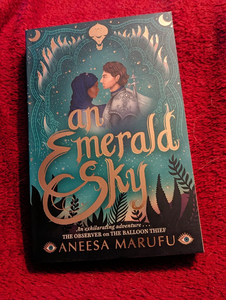 I was lucky enough to get an early proof of The Balloon Thief by <a href="/AneesaMarufu/">Aneesa Marufu</a> in 2022 and I absolutely loved it. And now I've found that a sequel came out last year so I just had to get it! I just hope I can remember how the first one finished 🤔

📚An Emerald Sky