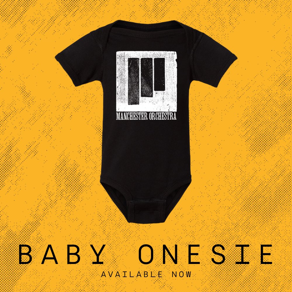 Manchester merch for your little one. Available now manchesterorchestra.manheadmerch.com/products/black…