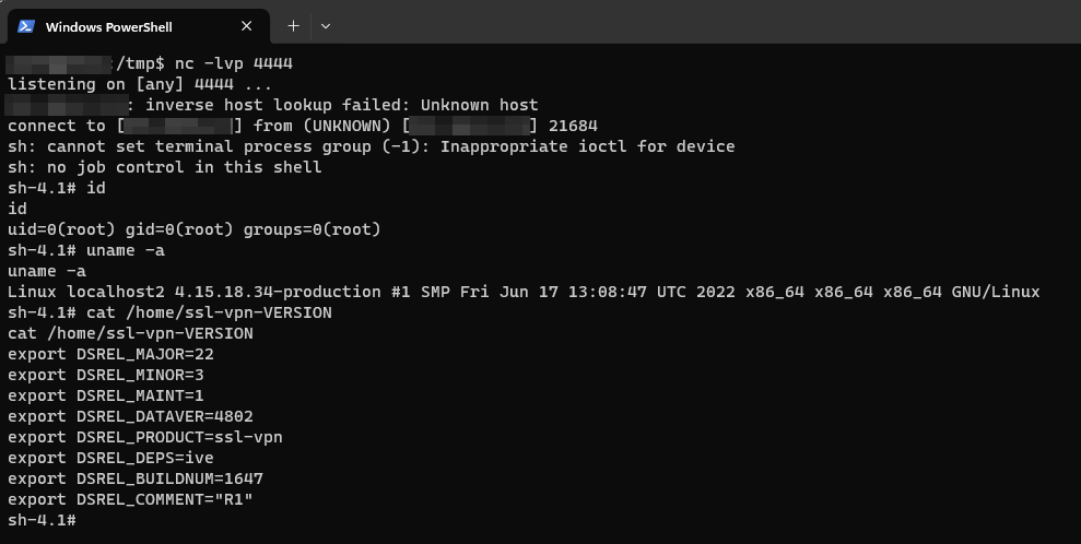 buffaloverflow's tweet photo. not sure that its the same post-auth as the itw pulse secure exploit, but its *an* RCE 😛
Still need an auth bypass .. https://t.co/O4KeiiQCk0